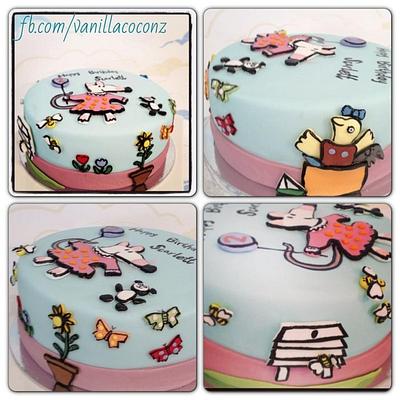 A Maisy Mouse cake - Cake by Kathy Stephens