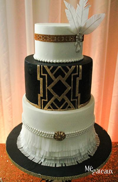 Gatsby wedding - Cake by Mé Gâteaux