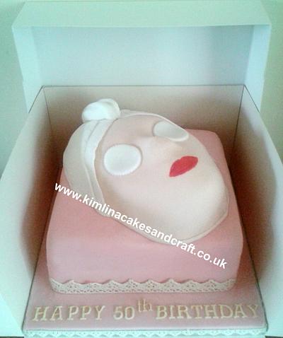Beauty Mask cake - Cake by kimlinacakesandcraft