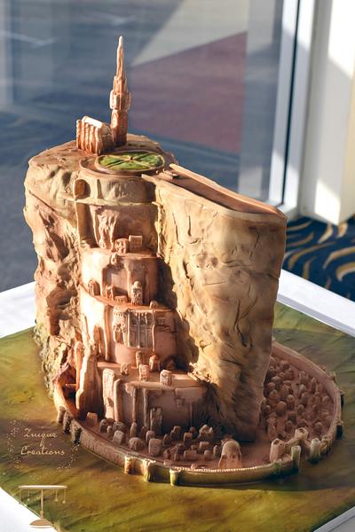 Minas Tirith Groom's cake - Cake by Znique Creations