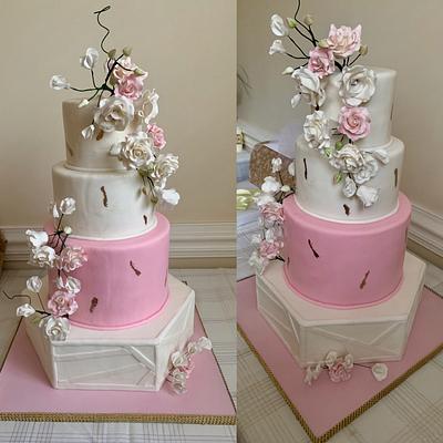 4 tiered wedding cake - Cake by T Coleman