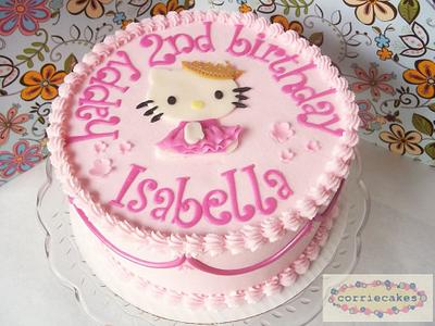 Pink Princess Hello Kitty - Cake by Corrie