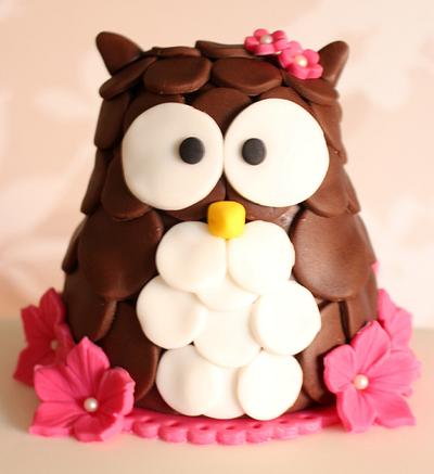 Owl cake - Cake by Jo's Cupcakes 