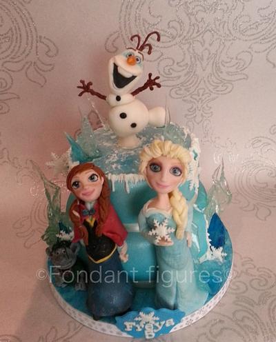 Disneys frozen cake - Cake by silversparkle