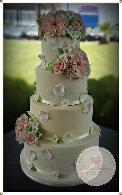 Wedding Cake - Cake by Teresa Carrano "Dulce Mocca"
