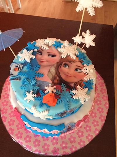 Frozen cake - Cake by Bonnie’s 🧡 Bakery
