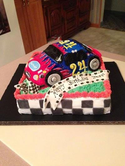 Race Car Cake - Cake by Patty Cake's Cakes