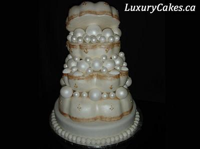 Sea shell wedding cake - Cake by Sobi Thiru