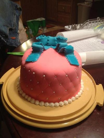 My first quilted cake - Cake by mallorieh