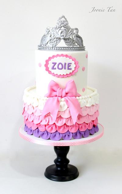 Princess Zoie's 3rd Birthday - Cake by Joonie Tan