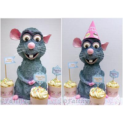 Rat / Mouse Cake  - Cake by faithy
