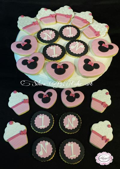 Sweet Minnie party  - Cake by silvia B.cake art