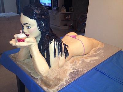 Naked Lady Cake - Cake by Courtney Noble