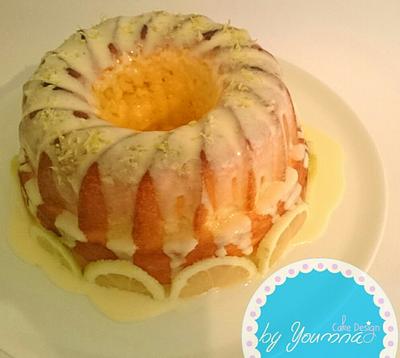 Lemon cake  - Cake by Cake design by youmna 