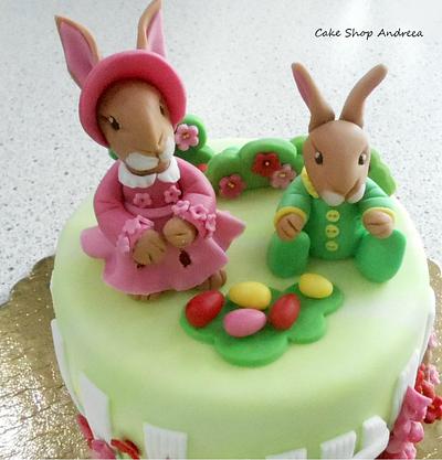 Easter bunnies - Cake by lizzy puscasu 