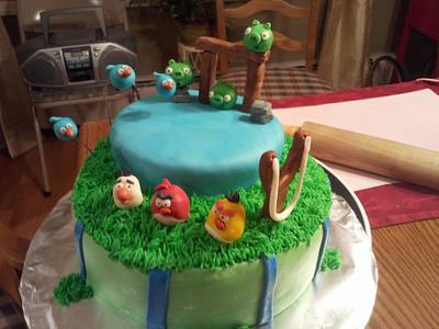 Angry birds cake - Cake by Megan