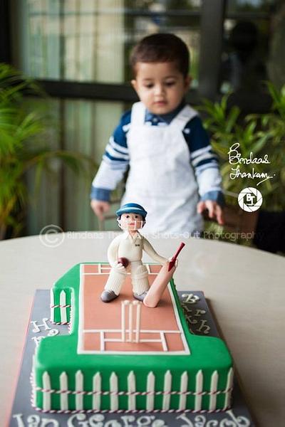 Man of the Match Cake for Ian George Jacob’s First Birthday - Cake by Anna Mathew Vadayatt
