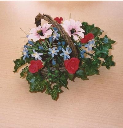 Flower Basket - Cake by Iced Images Cakes (Karen Ker)