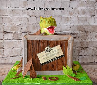 T-Rex Dinosaur cake - Cake by Lulubelle's Bakes