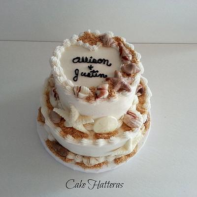 Allison and Justin - Cake by Donna Tokazowski- Cake Hatteras, Martinsburg WV