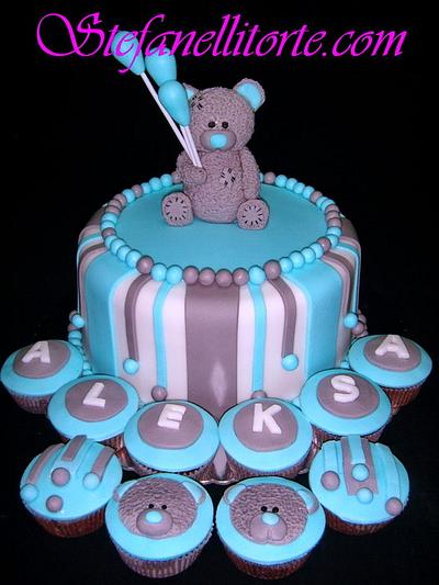 teddy bear cake & cupcakes - Cake by stefanelli torte