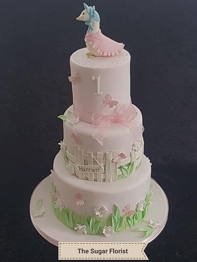 Pretty in pink - Cake by Thesugarfloristyork