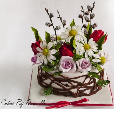Flower's day cake - Cake by daroof