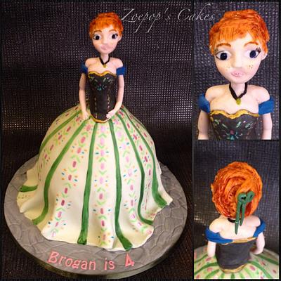 Princess Anna - Cake by Zoepop