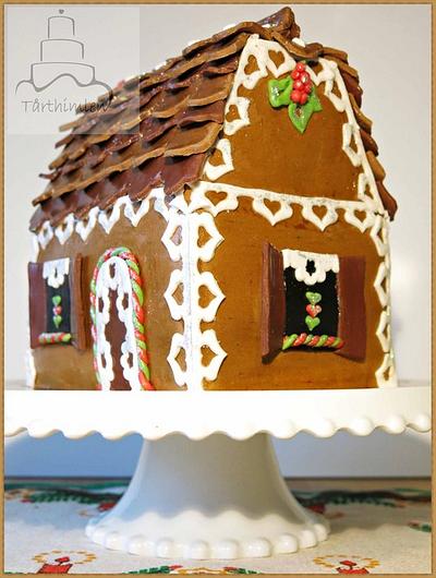 Gingerbread House Cake  - Cake by Ewa