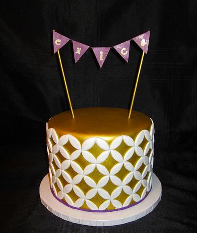 Modern Pattern Cake - Cake by Cuteology Cakes 