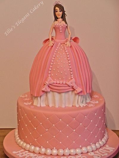  my lady in pink - Cake by Ellie @ Ellie's Elegant Cakery
