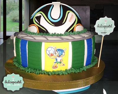 Brazil 2014 Cake - Cake by Dulcepastel.com