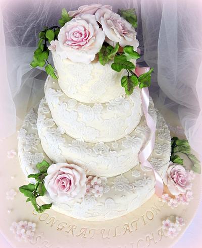 Wedding cake - Cake by Sugar&Spice by NA