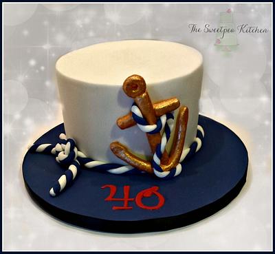 Rope & Anchor - Cake by The Sweetpea Kitchen 