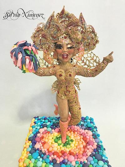 Bailarina de Carnaval - Cake by Silvia Ximenez