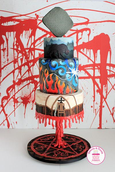 Supernatural Cake Collaboration Season 8 - Cake by Sweets and Treats by Christina
