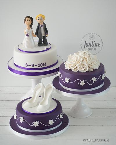 Weddingcake  - Cake by Cakes by Jantine