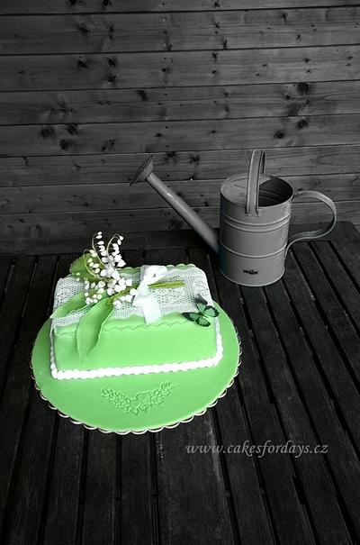 Lily of the valley - Cake by trbuch