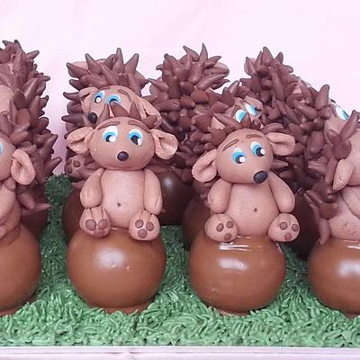 little hedgehog pops  - Cake by Jennifer-You cake