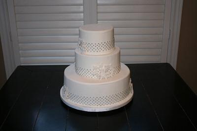 wedding cake - Cake by Pams party cakes