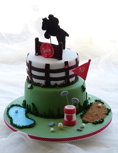 Golf & Horses - Cake by Senel Olivieri