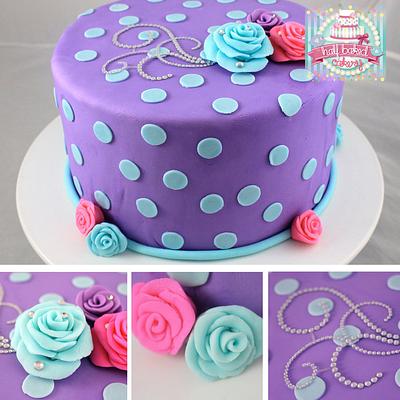 birthday bling - Cake by Sheridan @HalfBakedCakery