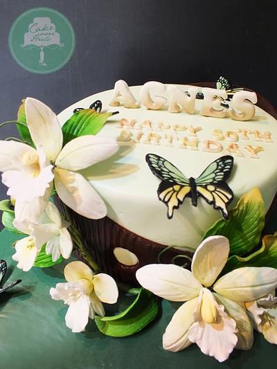 Orchid Garden - Cake by Nicholas Ang