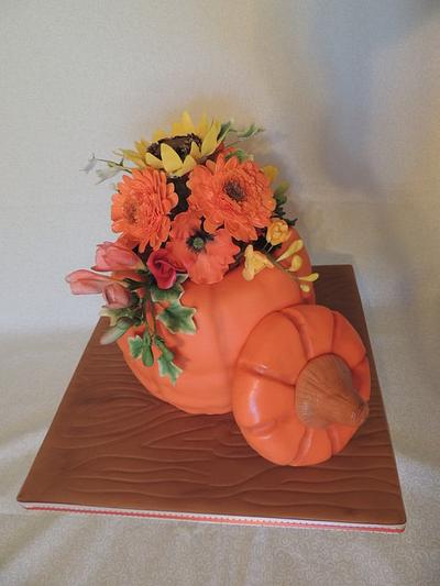 Flowering pumpkin - Cake by Signature Cakes By Angela