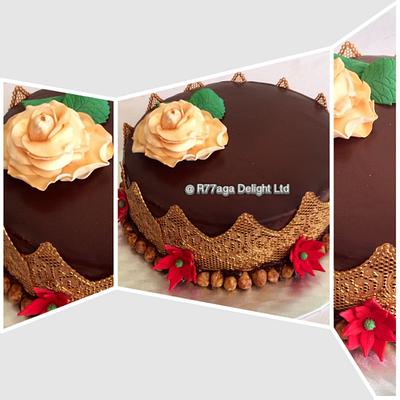 Statement of Sudanese Golden Henna Lace - Cake by R77aga Delight Ltd