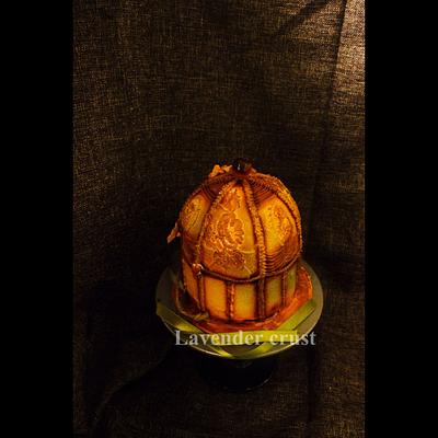 Antique Gold Birgcage - Cake by Lavender crust