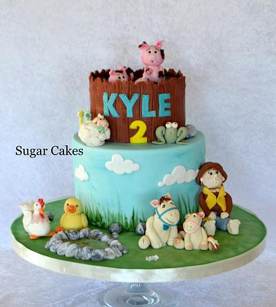Kyle's farm - Cake by Sugar Cakes 