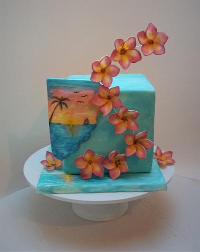Plumeria summer cake - Cake by Darina