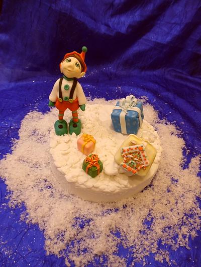 Santa lost something on his way from North Pole... - Cake by Clara