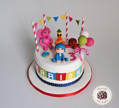 Pocoyo party cake - Cake by Mericakes